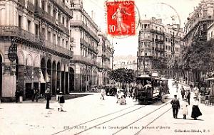 615- Alger - Rue de Constantine et rue Dumont d'Urville 